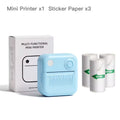 Sky Blue mini Printer
