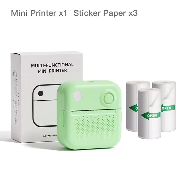 Mint Green Mini Printer